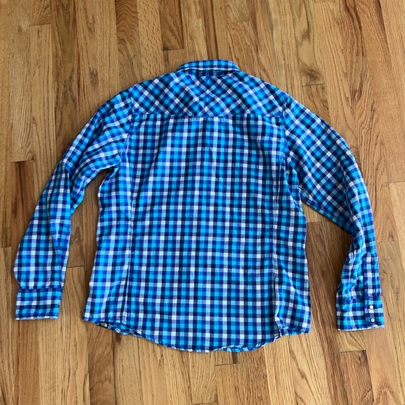 THE NORTH FACE Long Sleeve Plaid Pearl Snap Shirt, Size Large - Picture 9 of 12